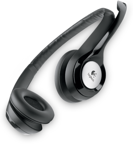 Logitech H390 Stereo Headset Black - Image 1