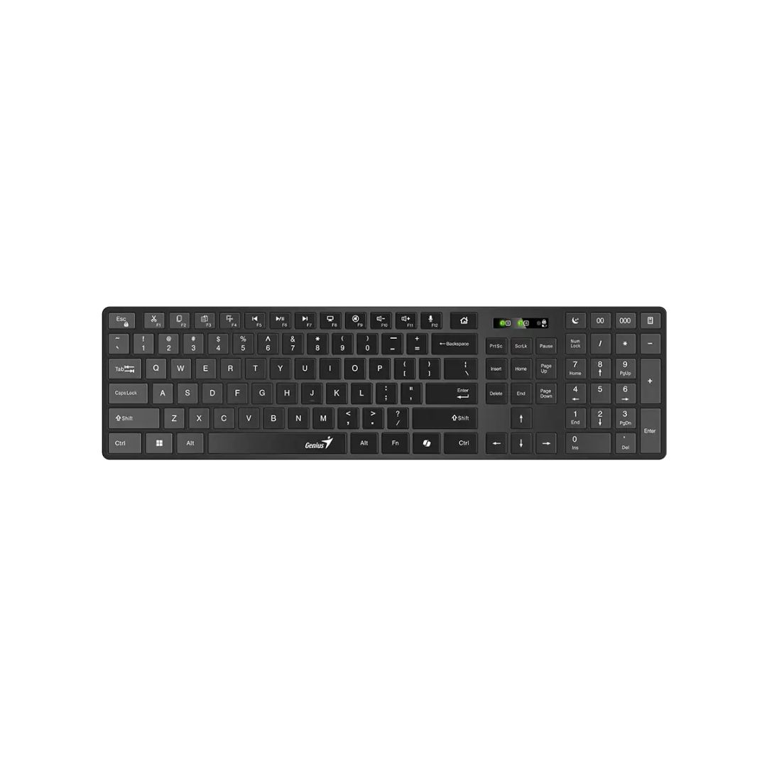 Genius SlimStar 7250BT Copilot Wireless Bluetooth Business Keyboard Black HU