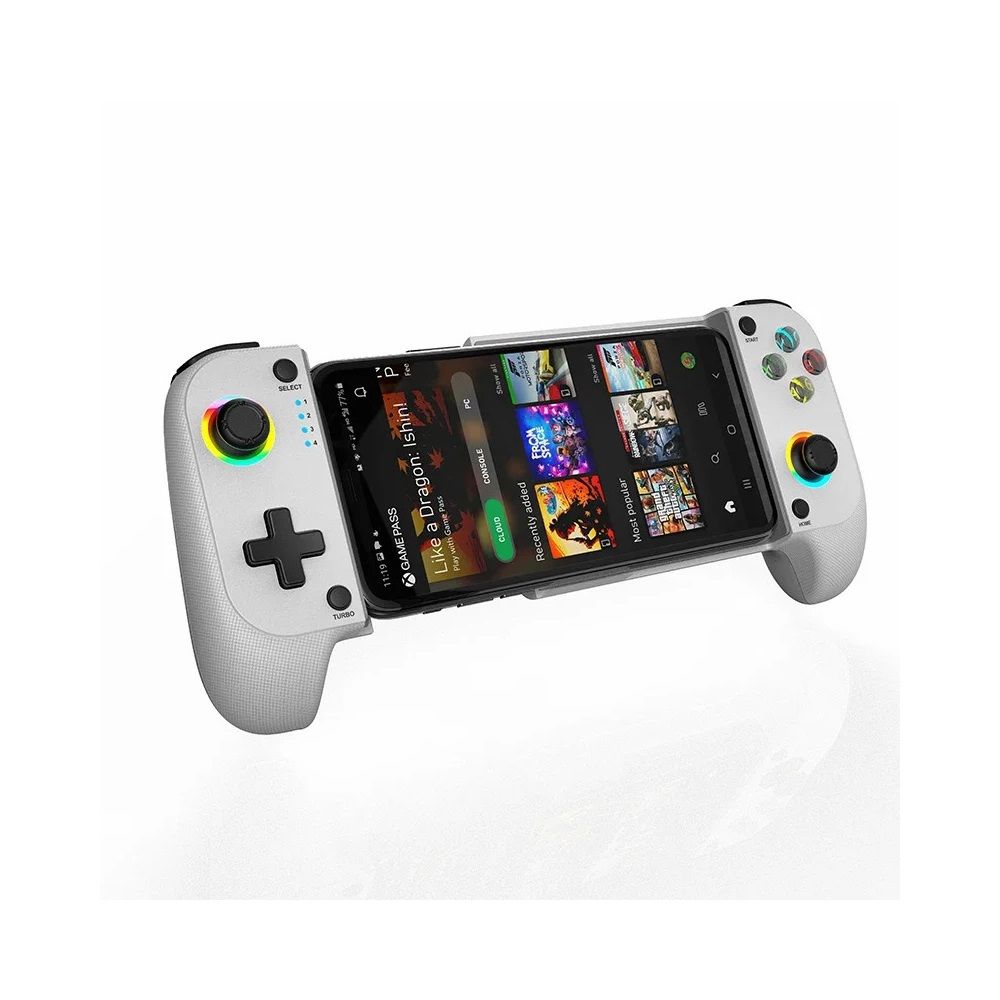 BLACKBIRD Mobil Gaming Kontroller - Android/IOS, Bluetooth 5.0, 600mAh, Fehér