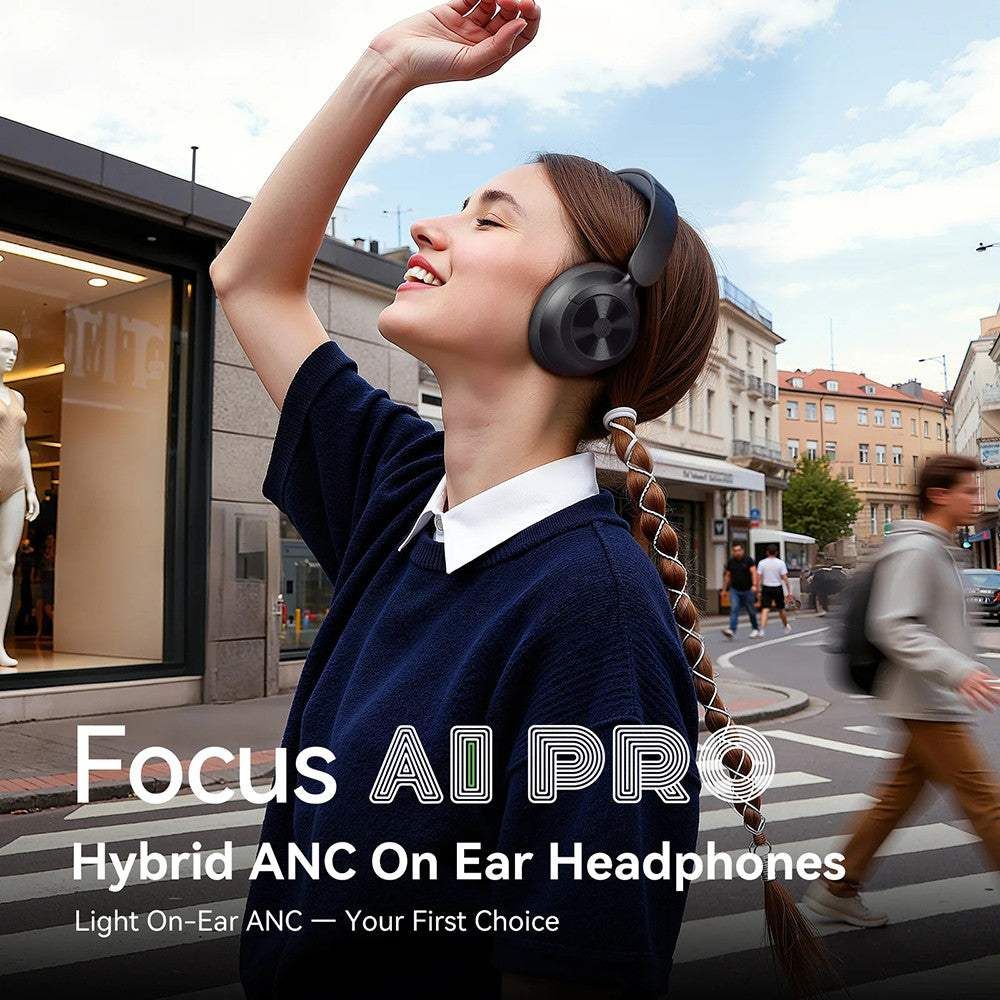 OneOdio Focus A1 Pro Bluetooth Headset Black - Image 3