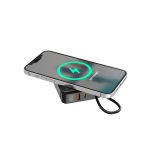 Gembird PB10-WPC15-LCD-01 10000mAh Wireless PowerBank Black - Image 4
