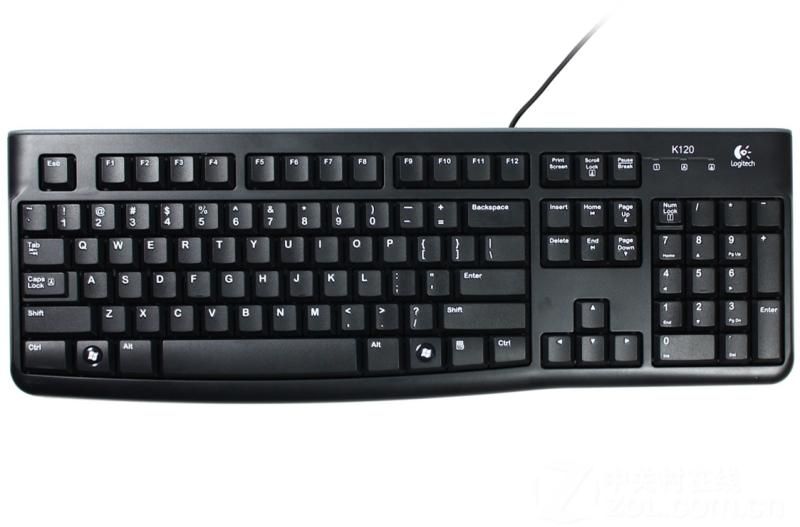 Logitech K120 keyboard Black ENG - Image 1