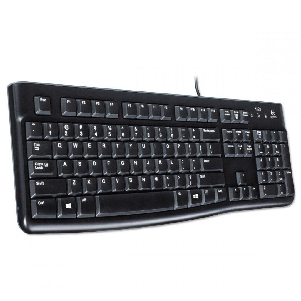 Logitech K120 keyboard Black ENG - Image 3
