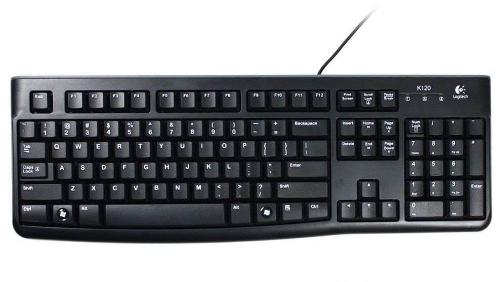 Logitech K120 keyboard Black ENG - Image 4