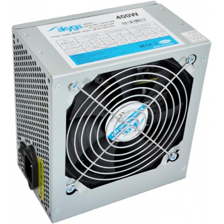 akyga-400-basic-400w-12cm-oem_1.jpg Akyga 400W ATX AK-B1-400 OEM - Image 1