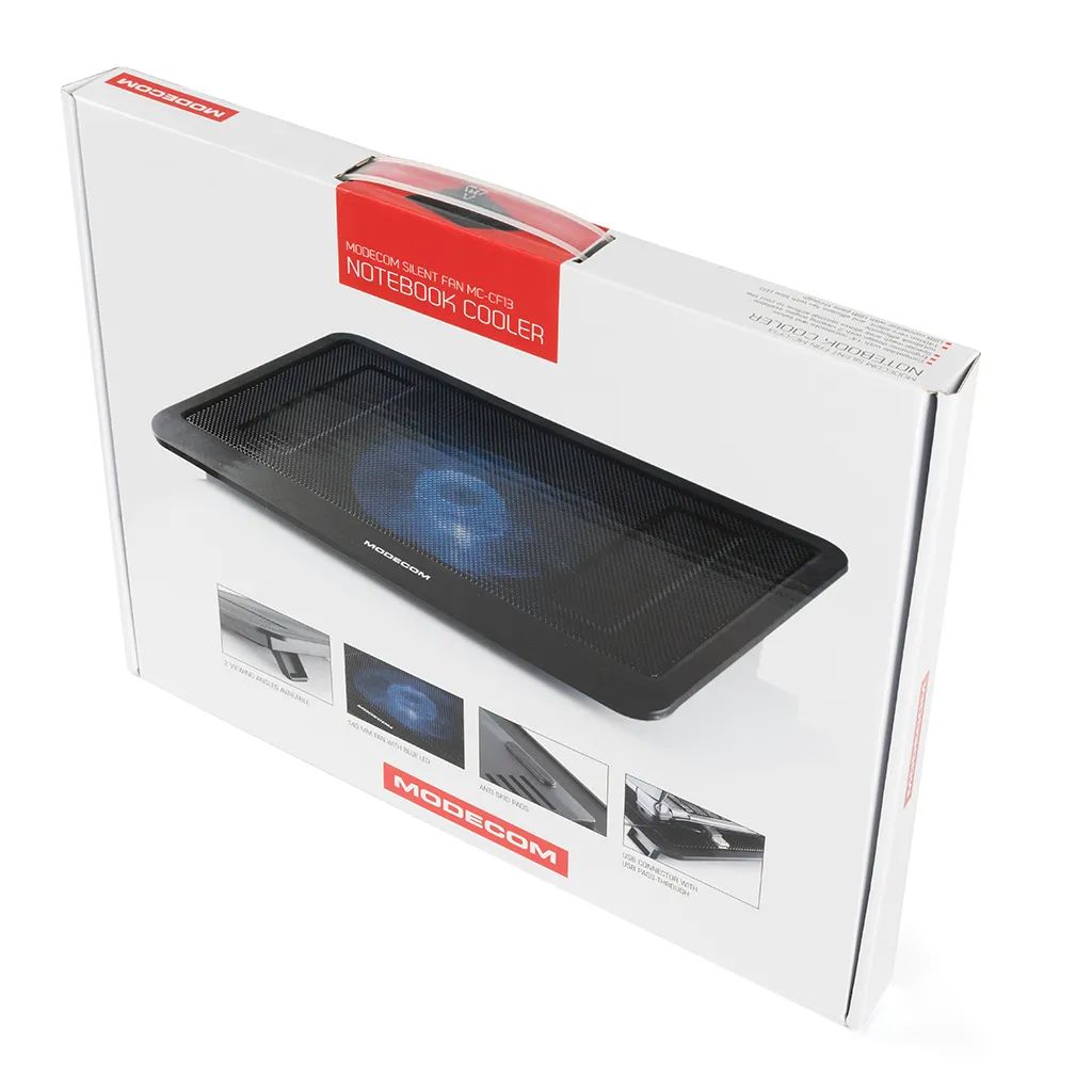 Modecom CF13 Notebook hűtő Black - Image 4