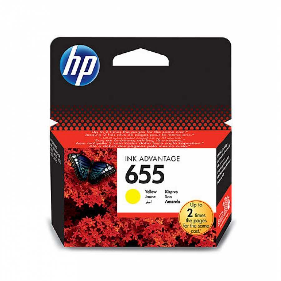 HP CZ112AE (655) Yellow tintapatron - Image 1