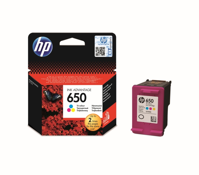 hp-cz102ae-650-color-tintapatron_1.jpg HP CZ102AE (650) Color tintapatron - Image 1