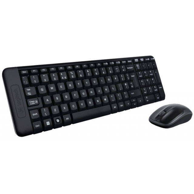 Logitech MK220 wireless billentyűzet + optikai egér Black US - Image 1