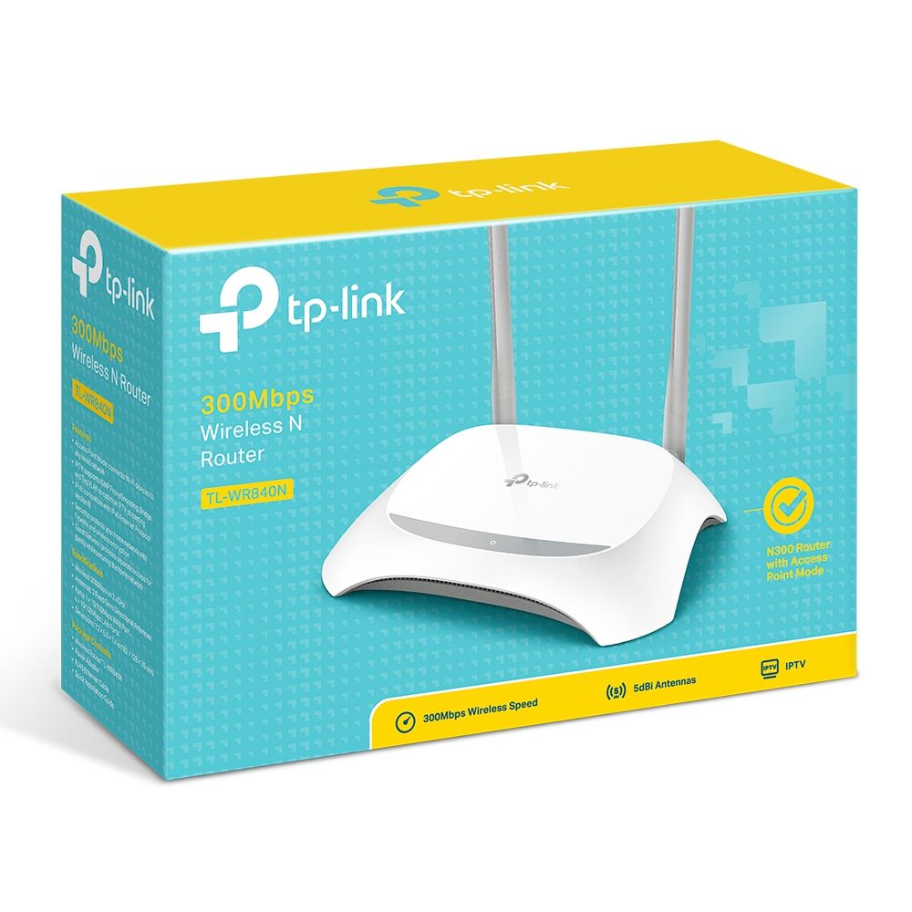 TP-Link Router WiFi N - TL-WR840N (300Mbps 2,4GHz; 4 port 100Mbps; IPv6) - Image 4