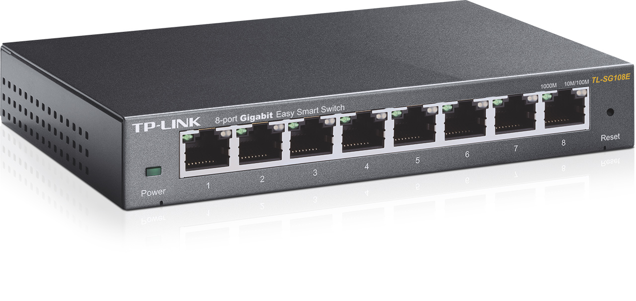TP-Link TL-SG108E 8-Port Gigabit Easy Smart Switch - Image 1