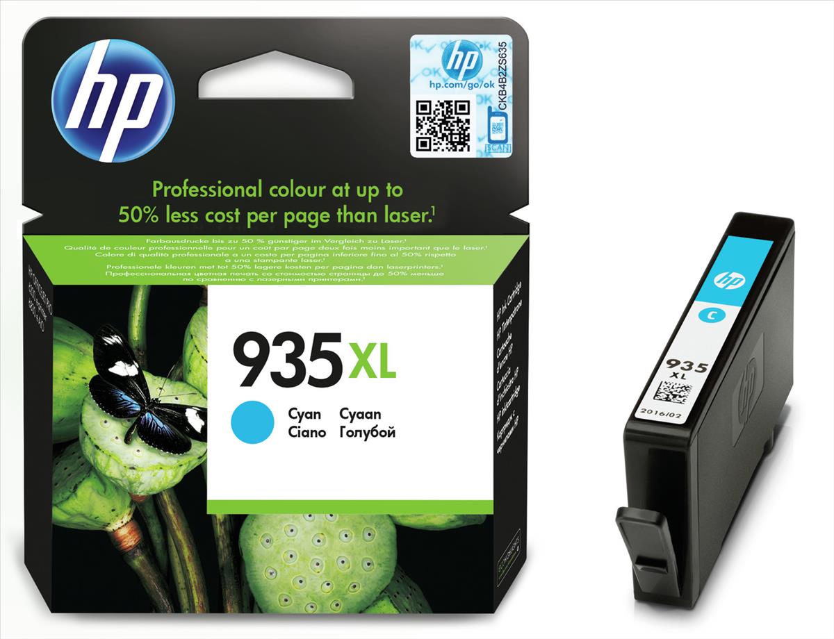 HP C2P24AE (935XL) Cyan tintapatron - Image 1