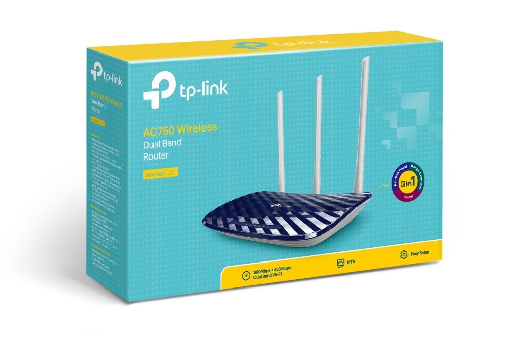 TP-Link Archer C20 AC750 Wireless Dual Band Router - Image 4