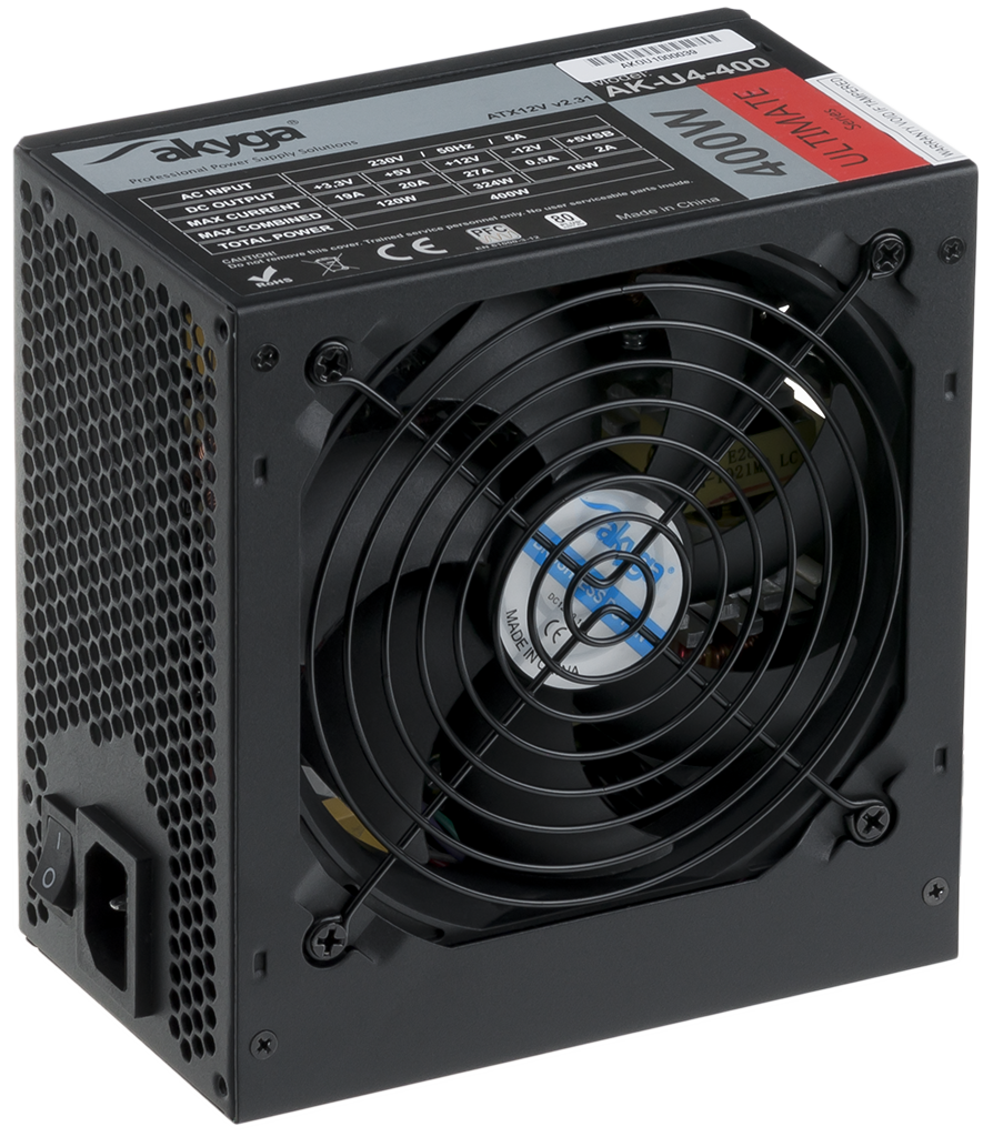 akyga-ultimate-400w_1.png Akyga 400W 80+ Bronze ATX AK-U4-400 - Image 1