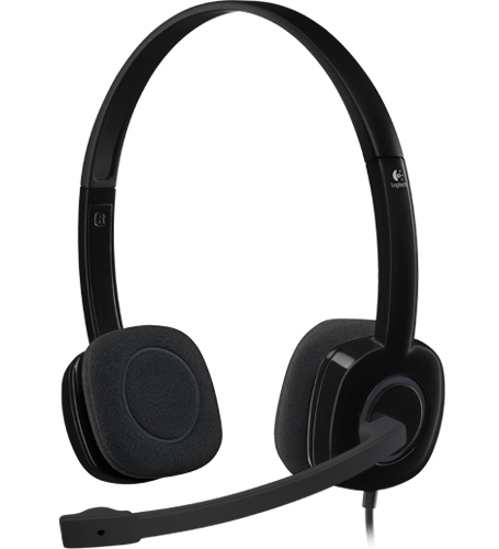 Logitech H151 Headset Black - Image 1