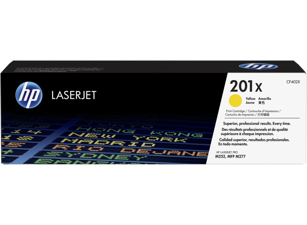 HP CF402X (201X) Yellow toner - Image 1