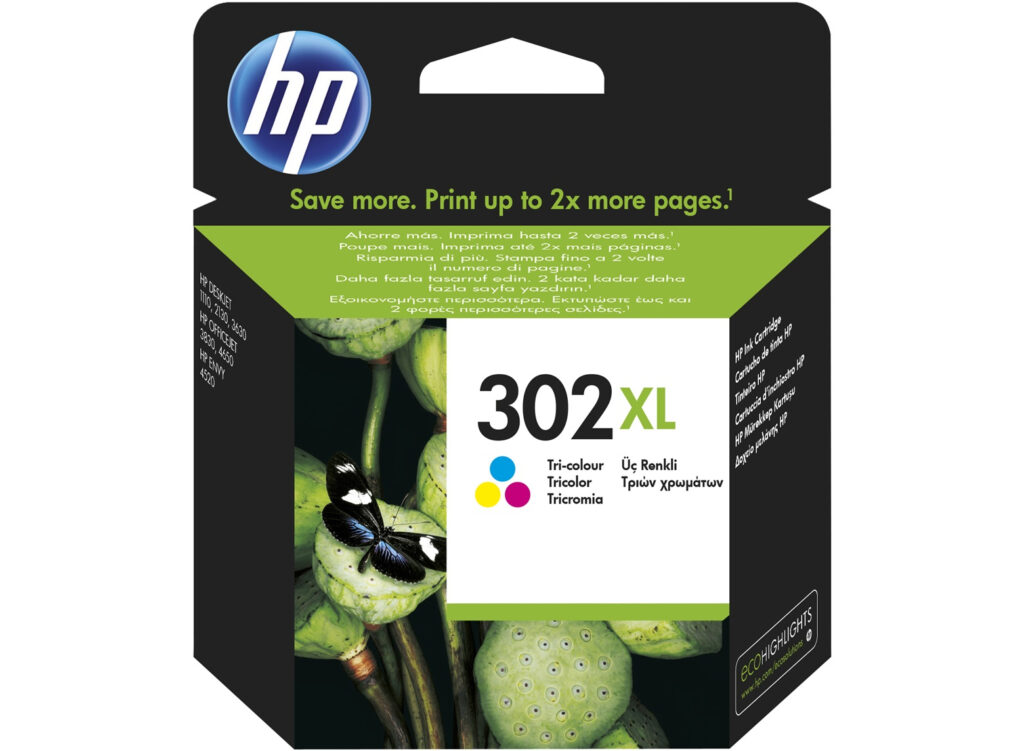 HP F6U67AE (302XL) Colorpack tintapatron - Image 1