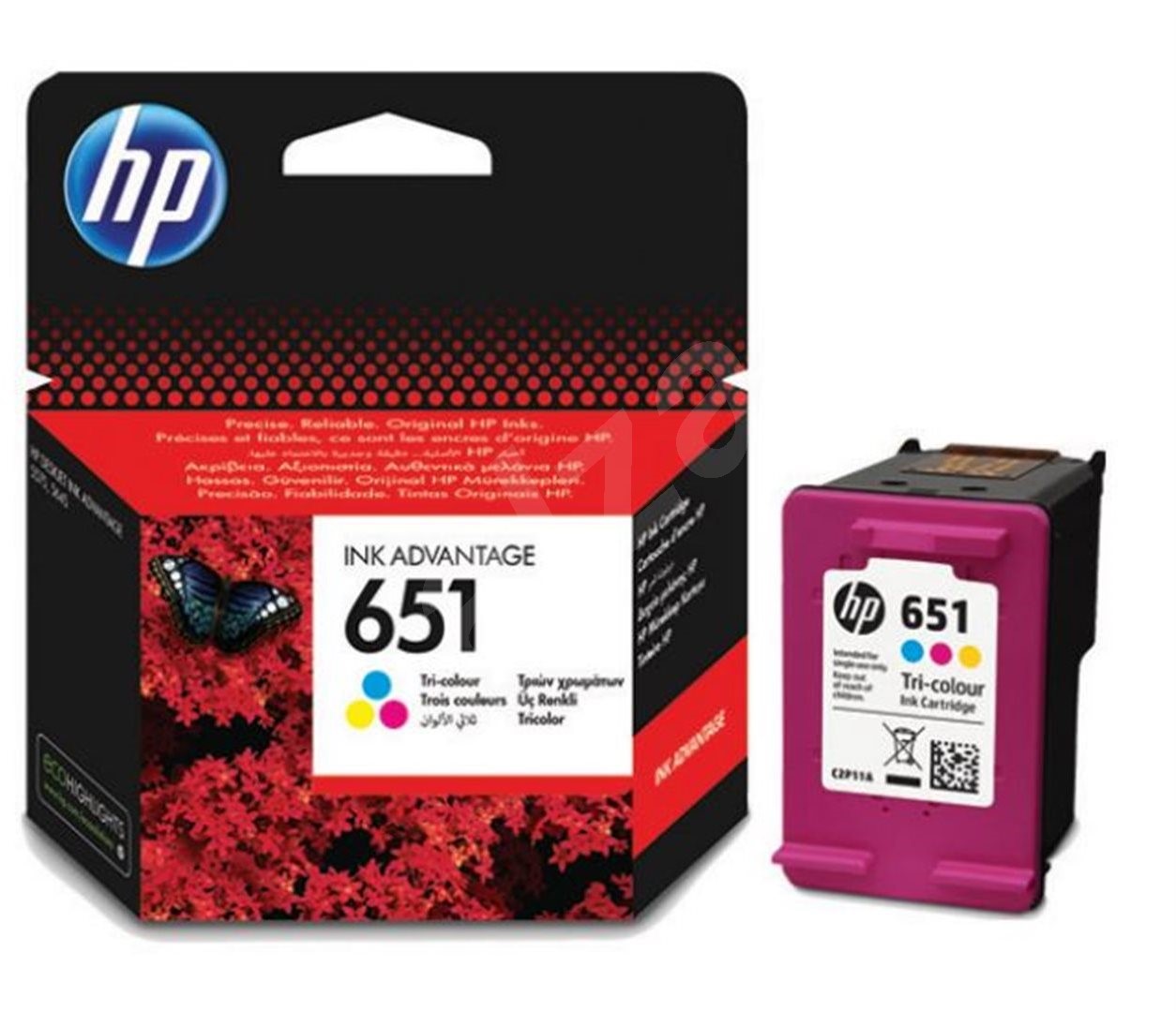 HP C2P11AE (651) Color tintapatron - Image 1