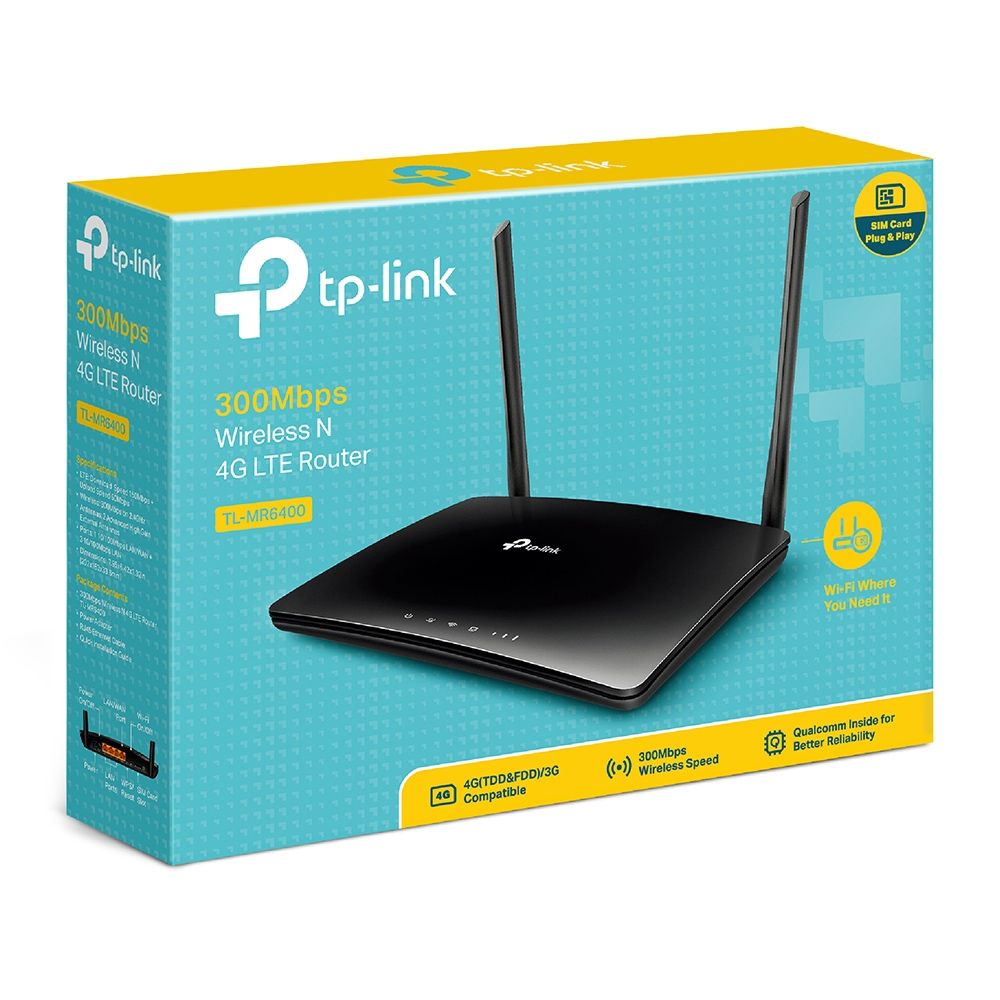 TP-Link TL-MR6400 300Mbps Wireless N 4G LTE Router - Image 4