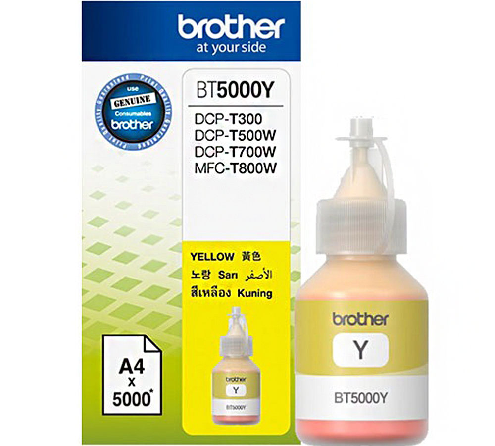 Brother BT5000Y Yellow tintapatron - Image 1