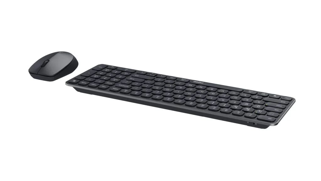 Rapoo 9310M Multi-mode Wireless Bluetooth Keyboard & Mouse Dark Grey HU - Image 2