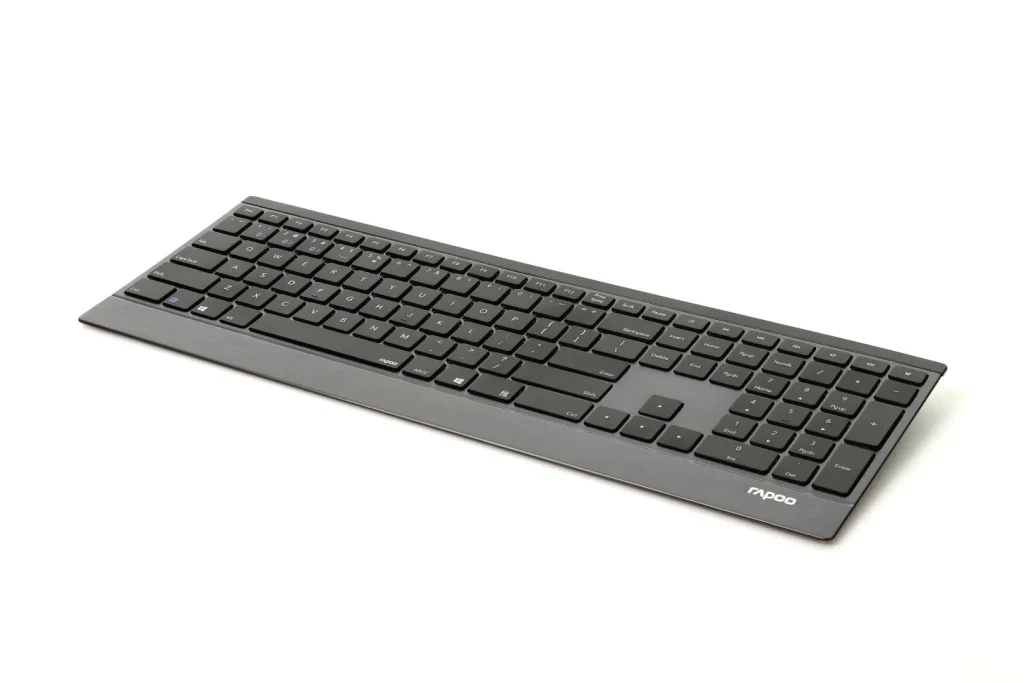 Rapoo E9500M Multi-mode Wireless Ultra-slim Keyboard Black HU - Image 2