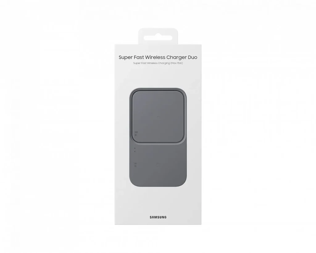 Samsung Super Fast Wireless Charger Duo Black - Image 8