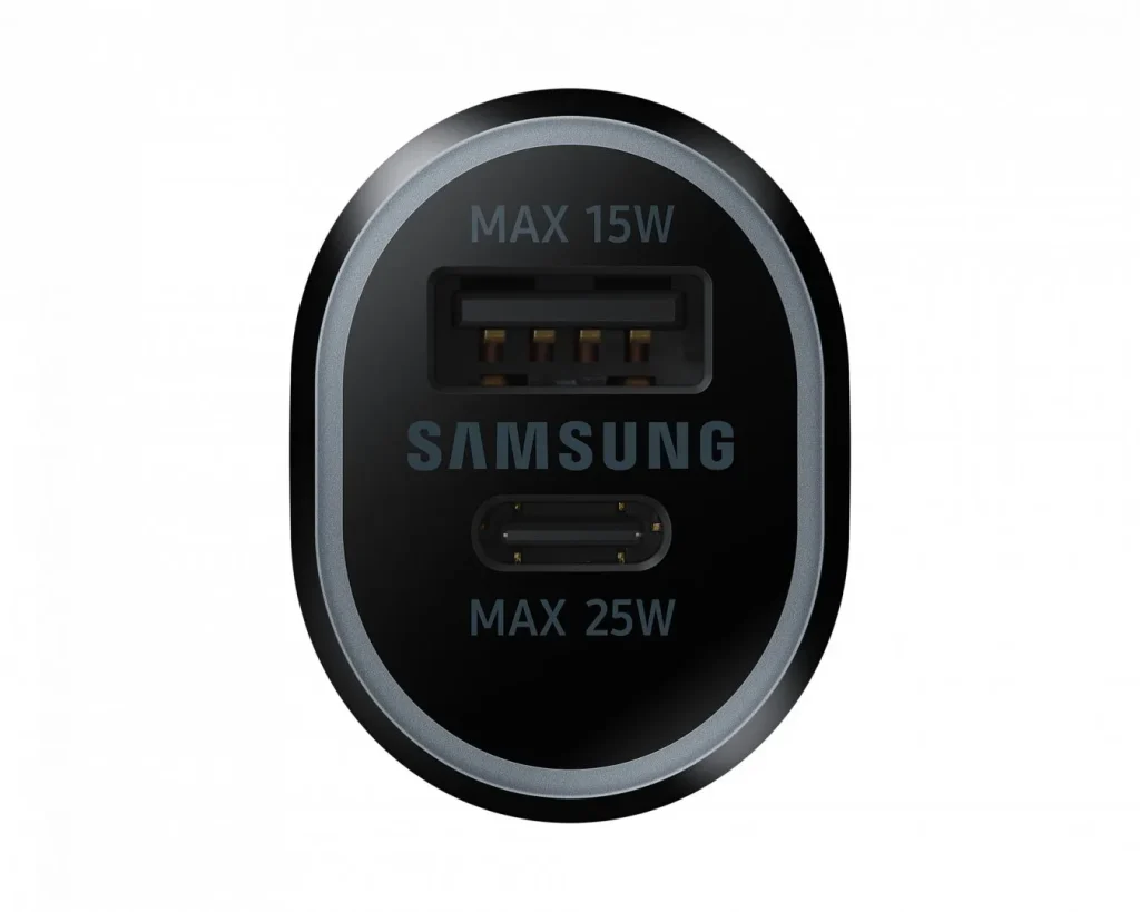 Samsung USB/Type-C 40W Car Charger Black - Image 3
