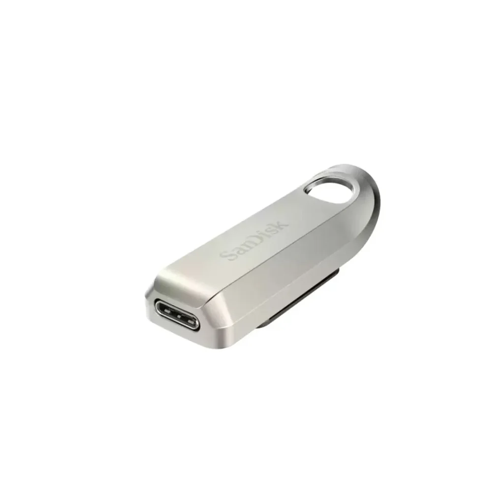 Sandisk 64GB Ultra Luxe USB3.2 Type-C Flash Drive Silver - Image 2