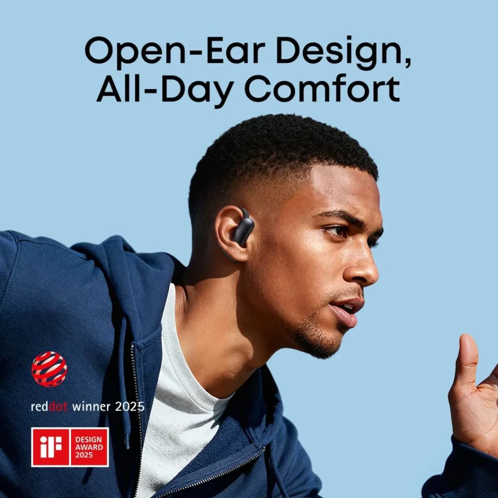 ANKER Soundcore AeroFit 2 Bluetooth Headset Midnight - Image 2