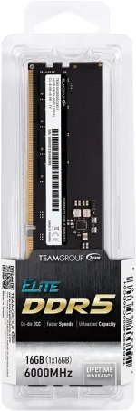 TeamGroup 16GB DDR5 6000MHz Elite Black - Image 5