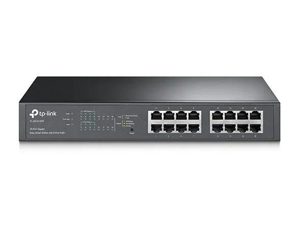 tp-link-tl-sg1016pe-16-port-gigabit-easy-smart-poe-switch-with-8-port-poe-_1 TP-Link TL-SG1016PE 16-Port Gigabit Easy Smart PoE Switch with 8-Port PoE+ - Image 1