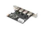 Digitus USB 3.0, 4 Port, PCI Express Add-On card - Image 2