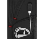 Wenger Pegasus Deluxe Laptop Backpack with Tablet Pocket 16" Black - Image 3