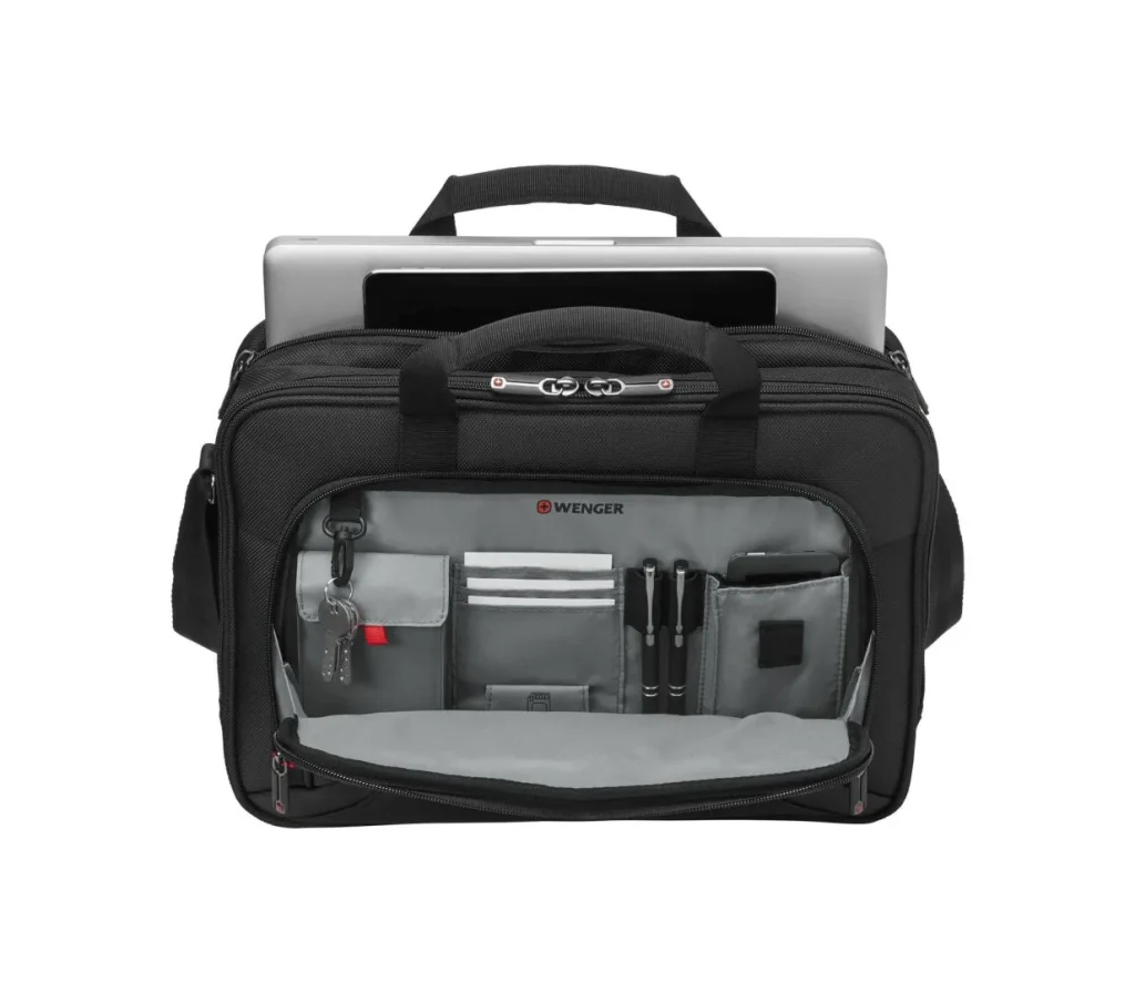 Wenger Prospectus Laptop Briefcase with Tablet Pocket 16" Black - Image 2