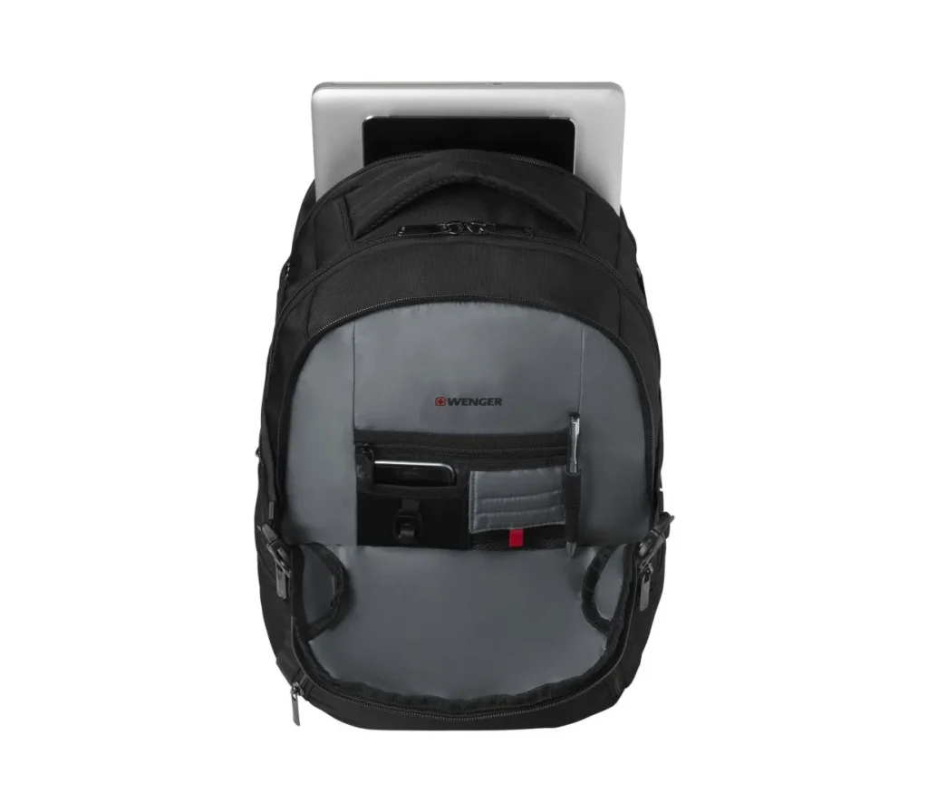 Wenger Transit Laptop Backpack with Tablet Pocket 16" Black - Image 3