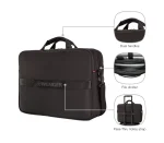 Wenger XE Brief 17 Laptop Briefcase with Tablet Pocket 17" Black - Image 5