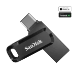 SanDisk Dual Drive pendrive, 128GB, fekete (SDDDC3-128G-G46)