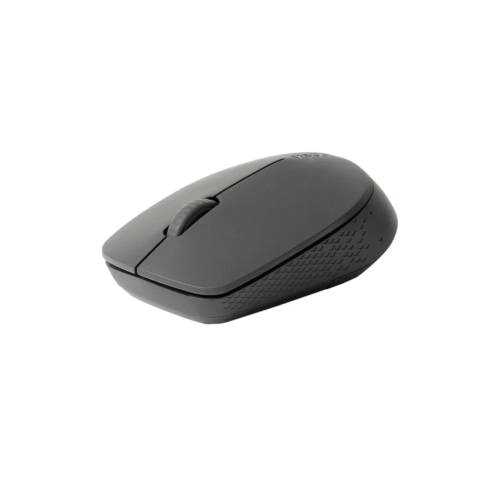 RAPOO M100 csendes vezeték nélküli egér (Bluetooth, 2,4 GHz), sötétszürke (184534)