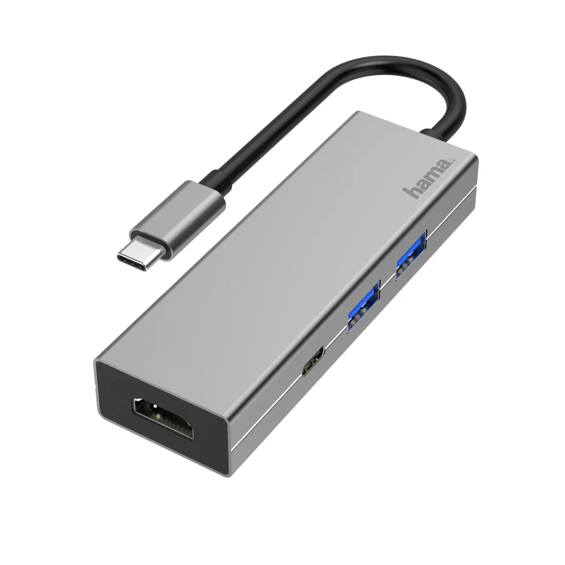 Hama USB 3.1 Dokkoló 4 porttal, szürke