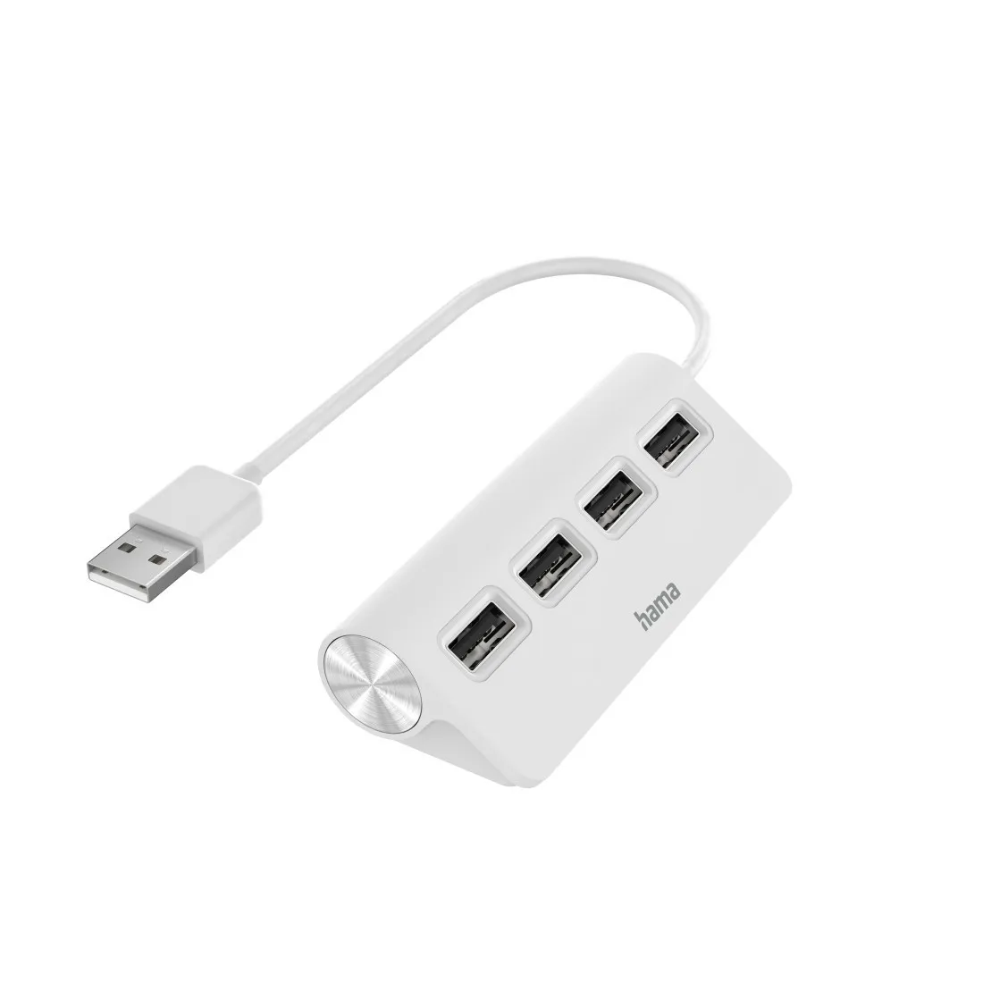 Hama USB 2.0 HUB 4 porttal, fehér (200120)