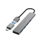 Hama USB 3.2 Gen1 Dokkoló 1:4, 5 Gbit/s, USB Type-C OTG adapterrel (200141)