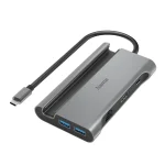 Hama USB-C dokkoló adapter 7in1 (3x USB, 2x USB-C, HDMI, LAN, PD) (200143)