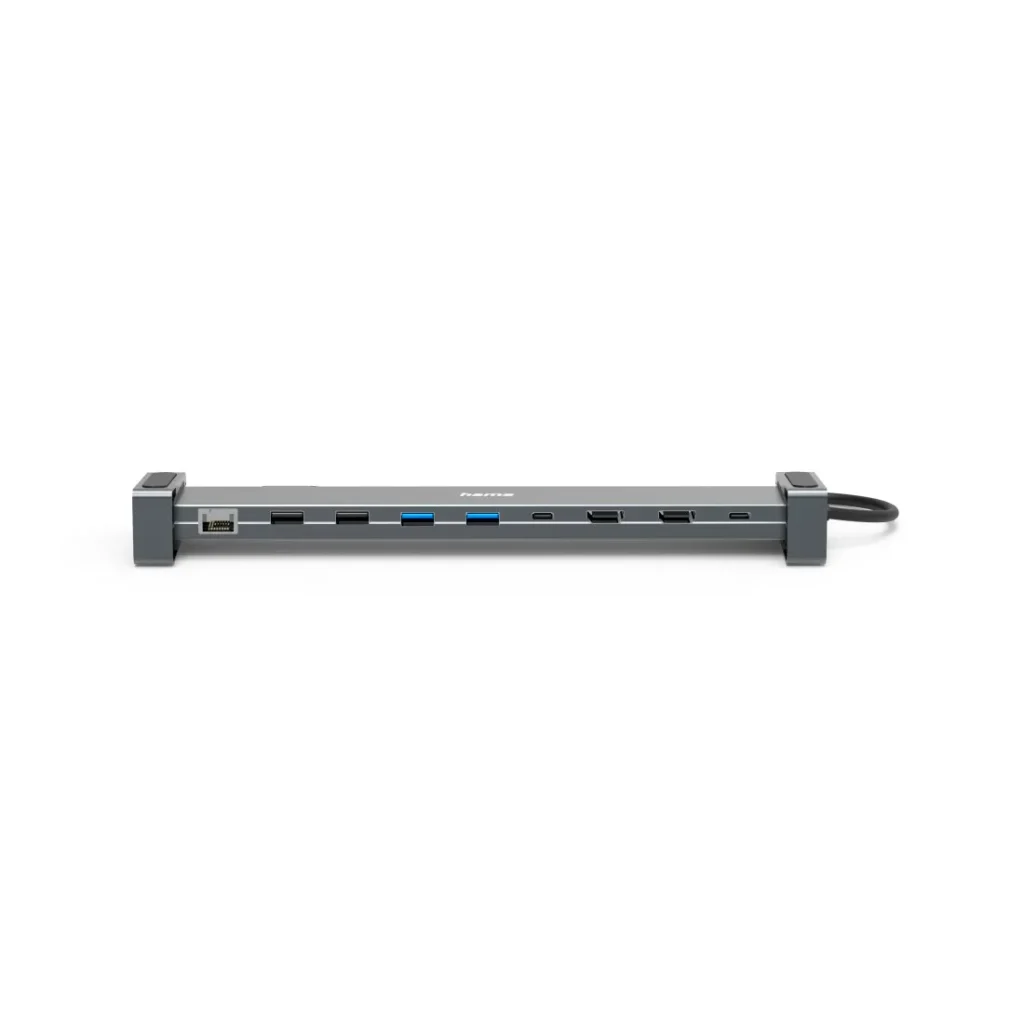Hama USB-C dokkoló adapter 9in1 (USB, 2x HDMI, LAN, USB-C, PD) (200145) - Image 1
