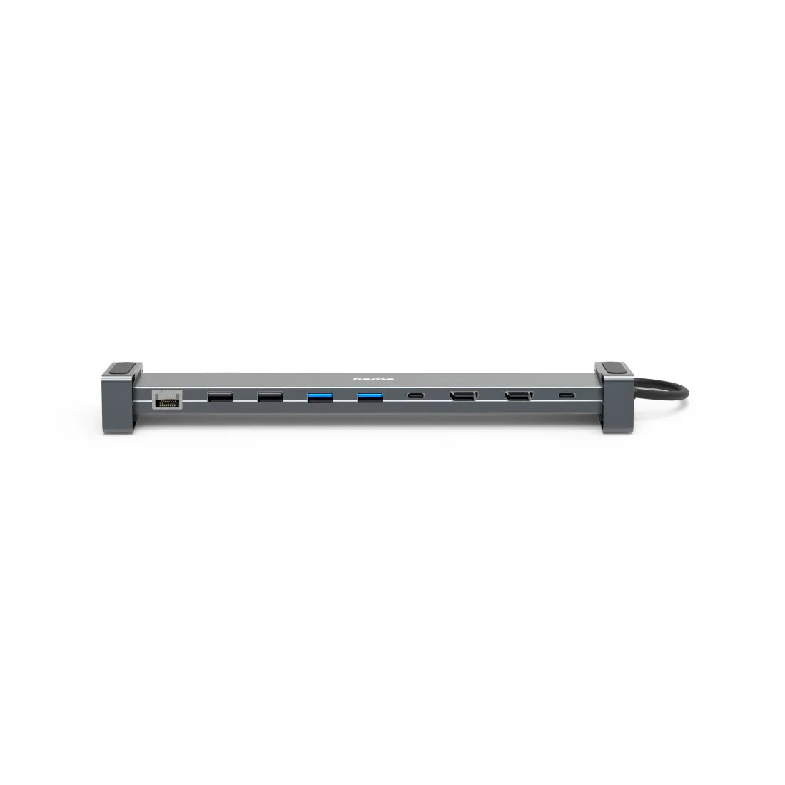 Hama USB-C dokkoló adapter 9in1 (USB, 2x HDMI, LAN, USB-C, PD) (200145)
