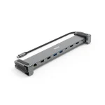 Hama USB-C dokkoló adapter 9in1 (USB, 2x HDMI, LAN, USB-C, PD) (200145) - Image 4