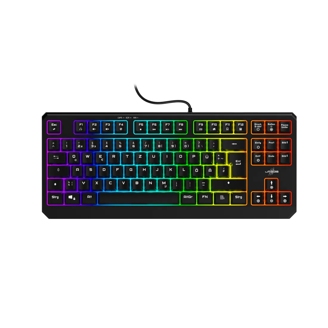 uRage Exodus 220 TKL vezetékes gamer billentyűzet, fekete (217818)