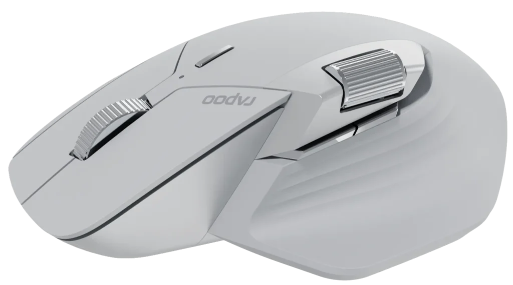 RAPOO MT760L multimode vezeték nélküli optikai egér (Bluetooth, 2,4 GHz), fehér (226037) - Image 2