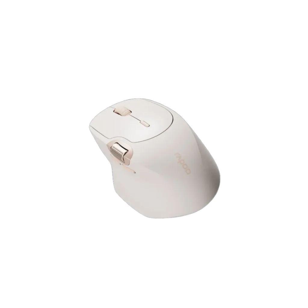 RAPOO MT560 optikai egér (Bluetooth, 2,4 GHz), bézs (226117) - Image 2