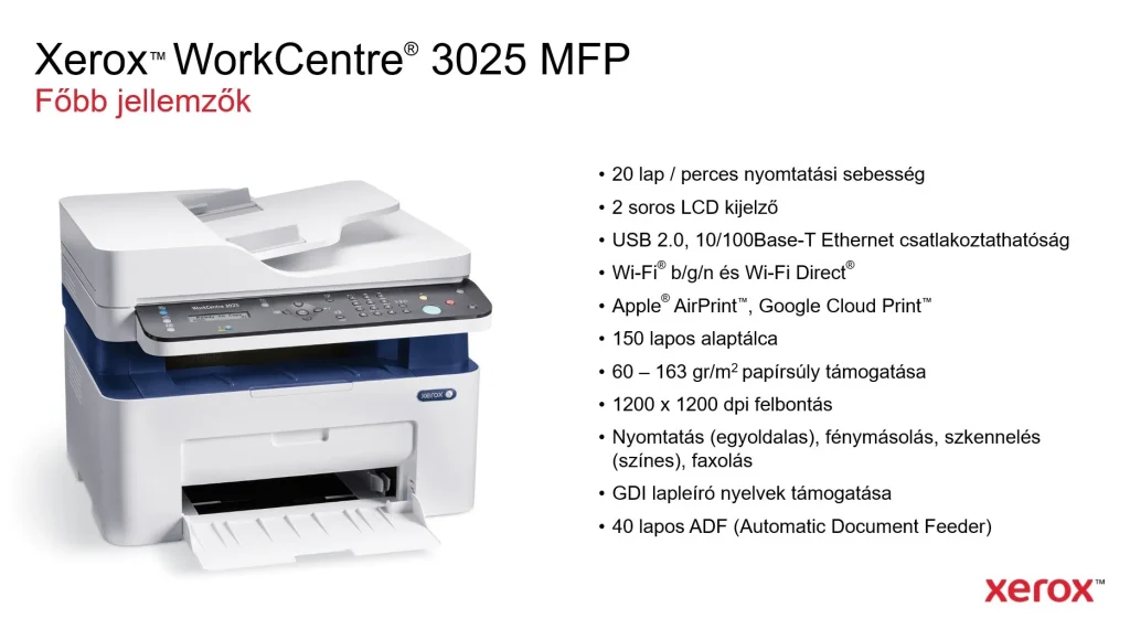 Xerox WorkCentre 3025 ADF MFP - Image 5
